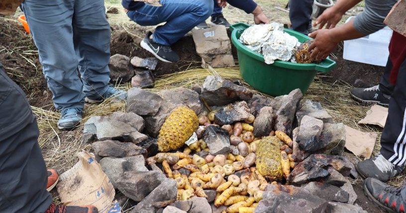 Pachamanca in Pacchanta